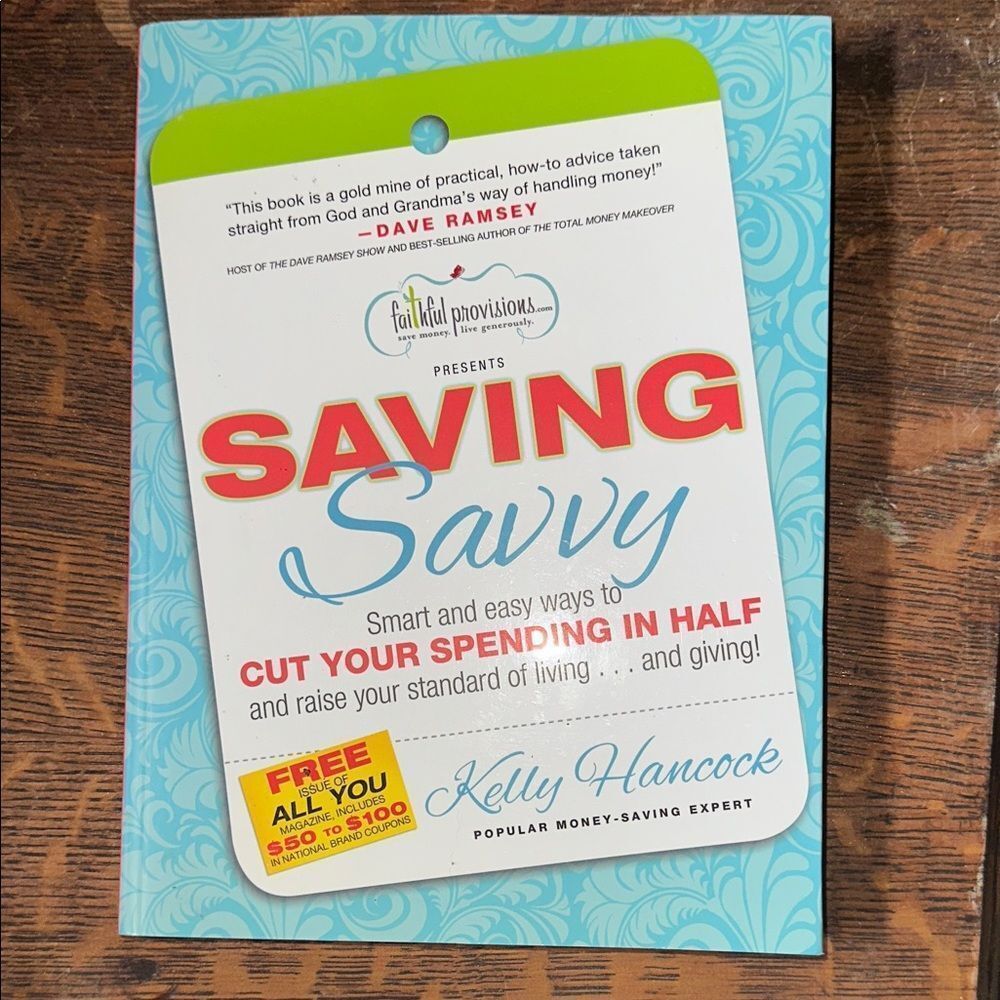 Saving Savvy Book by Kelly Hancock